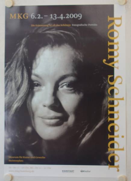 Romy Schneider originales deutsches Ausstellungsplakat